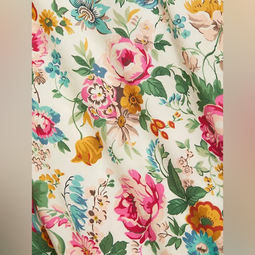 DOEN ADELE DRESS IN LIBERTY ROSE ROMANCE SIZE 0 - Picture 6 of 8